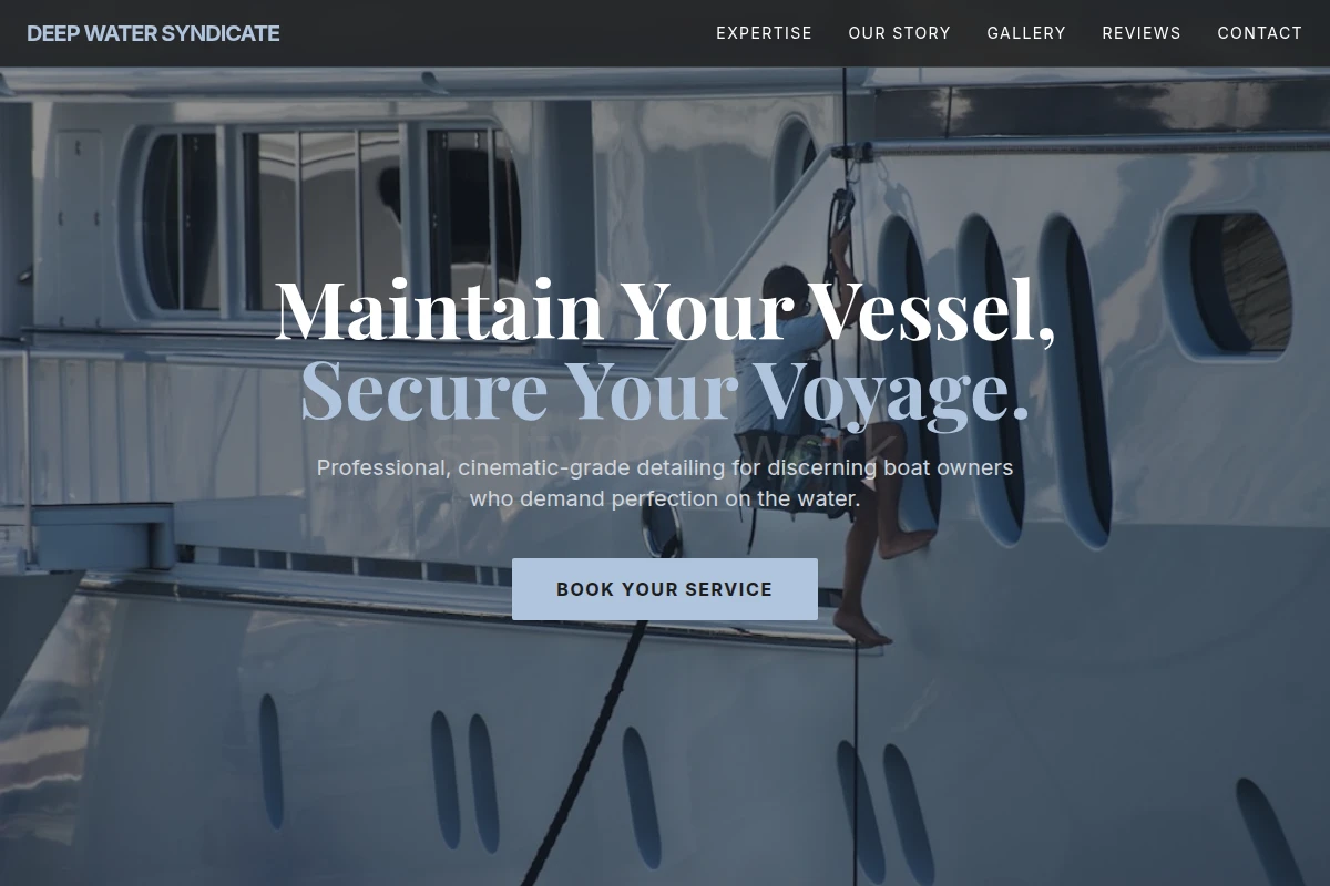 Eddy Boat Cleaning
